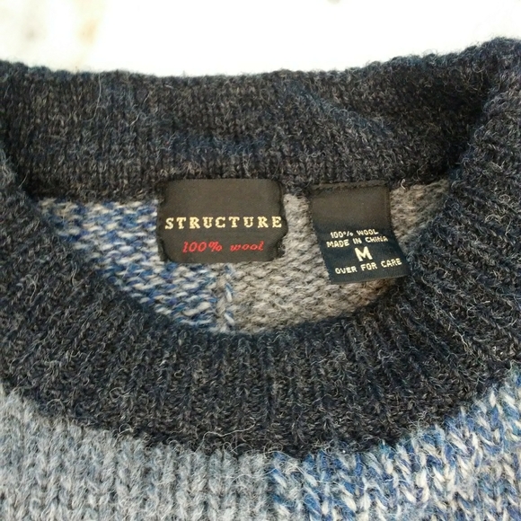 Structure Men's Wool Sweater - Picture 2 of 6